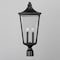 Maxim Lighting Sutton Place VX 2-Light Outdoor Post Lantern 40230CLBK - alternate 3